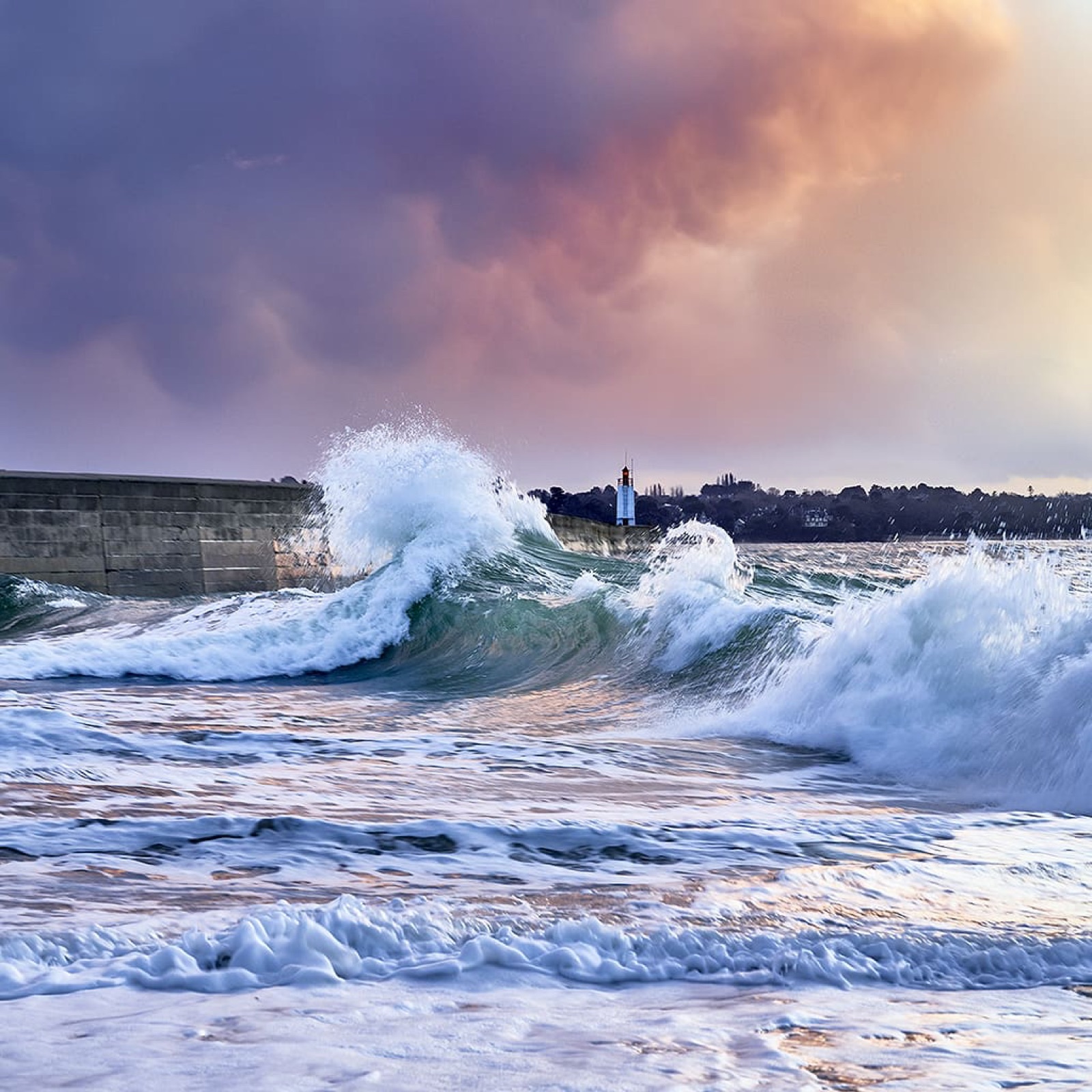 La tempête Bella à Saint-Malo