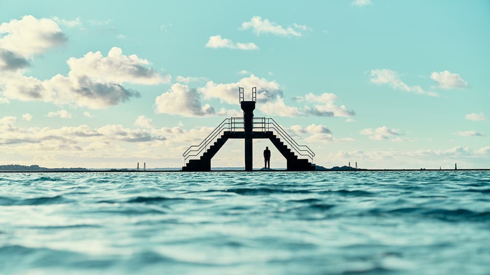 Sous le plongeoir de bon Secours - Février 2021
