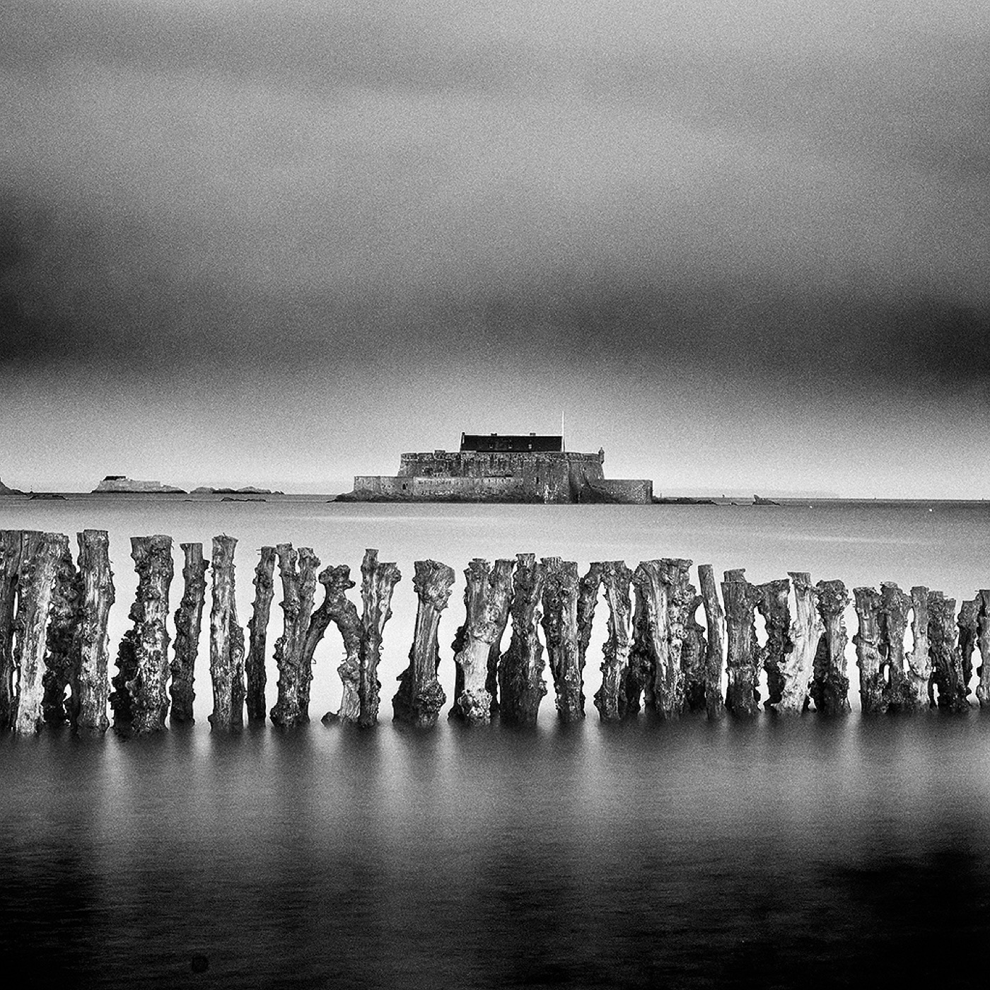 Saint-Malo en noir et blanc, image 03