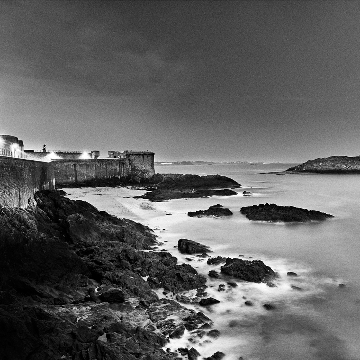 Saint-Malo en noir et blanc, image 07