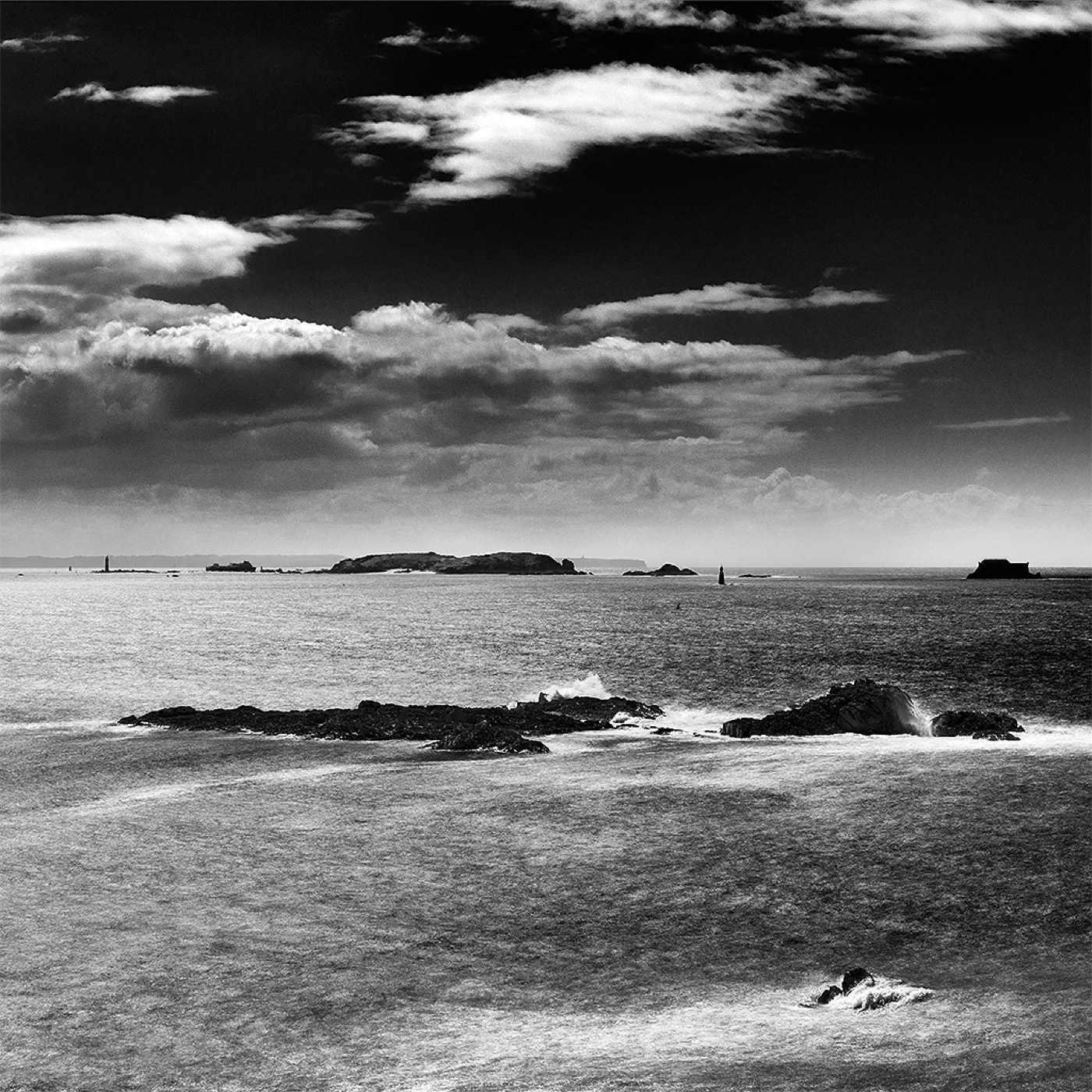 Saint-Malo en noir et blanc, image 08