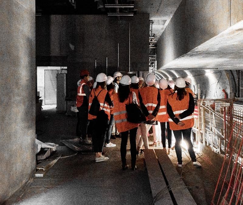 Visite chantier Métro CBC35