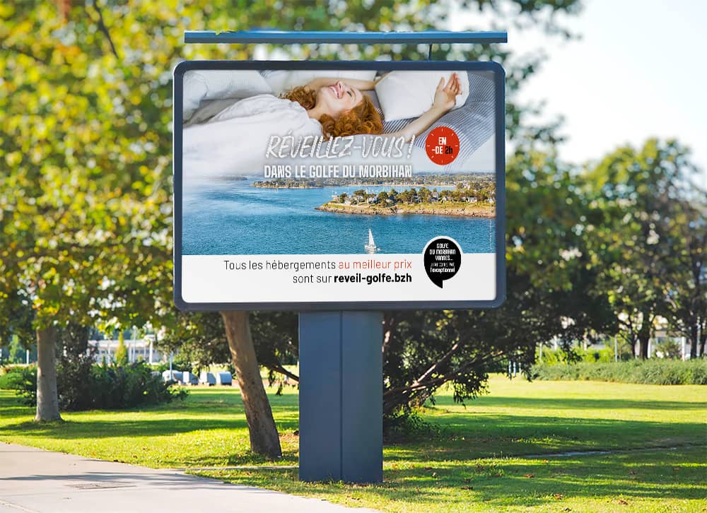 Campagne de promotion hébergement - Golfe du Morbihan Vannes Tourisme - Printemps 2021 - Visuel N°1